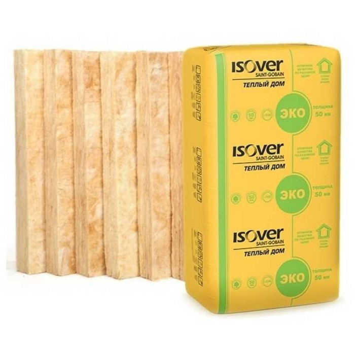 Утеплитель Isover Изовер Тёплый Дом Плита 50х610х1170 в Советском